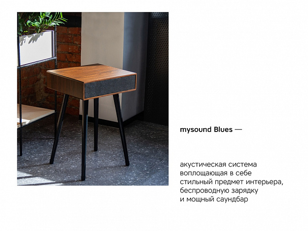 Акустическая система Mysound Blues с логотипом в Москве заказать по выгодной цене в кибермаркете AvroraStore