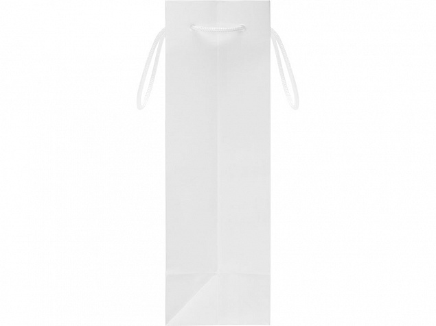 Пакет под бутылку Imilit 11х35х11 см, белый с логотипом в Москве заказать по выгодной цене в кибермаркете AvroraStore