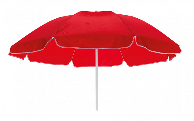 Пляжный зонт и зонтик ПОДСОЛНУХ, красный с логотипом в Москве заказать по выгодной цене в кибермаркете AvroraStore
