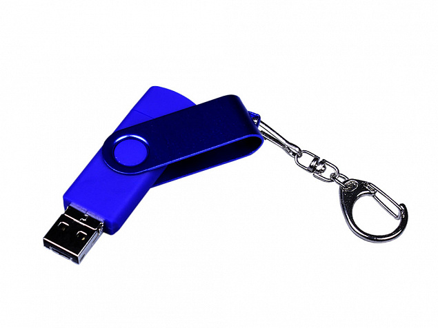 USB 2.0/micro USB/Type-С- флешка на 16 Гб 3-в-1 с поворотным механизмом с логотипом в Москве заказать по выгодной цене в кибермаркете AvroraStore