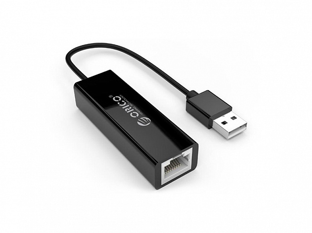 Адаптер USB Ethernet UTJ-U2 с логотипом в Москве заказать по выгодной цене в кибермаркете AvroraStore