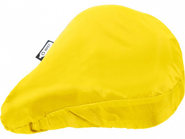 Водонепроницаемый чехол для велосипедного седла из переработанного ПЭТ Jesse, желтый с логотипом в Москве заказать по выгодной цене в кибермаркете AvroraStore