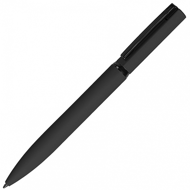 Ручка шариковая MIRROR BLACK, покрытие soft touch с логотипом в Москве заказать по выгодной цене в кибермаркете AvroraStore