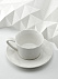 Чайная пара Diamante Bianco, белая с логотипом в Москве заказать по выгодной цене в кибермаркете AvroraStore