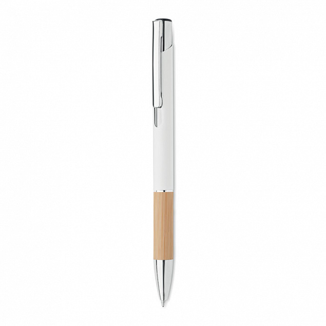 Алюминиевая ручка с кнопкой с логотипом в Москве заказать по выгодной цене в кибермаркете AvroraStore