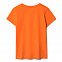 Футболка женская T-bolka Lady, оранжевая с логотипом в Москве заказать по выгодной цене в кибермаркете AvroraStore