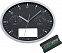 Часы настенные INSERT3 с термометром и гигрометром, черные с логотипом в Москве заказать по выгодной цене в кибермаркете AvroraStore