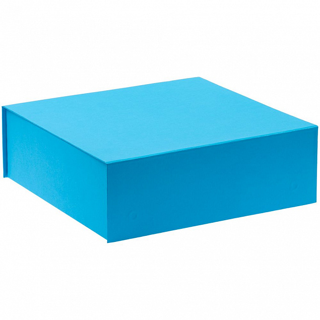 Коробка Quadra, голубая с логотипом в Москве заказать по выгодной цене в кибермаркете AvroraStore