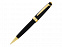 Ручка пластиковая шариковая Bailey Light Polished Black Resin and Gold Tone с логотипом в Москве заказать по выгодной цене в кибермаркете AvroraStore