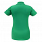 Рубашка поло женская ID.001 зеленая с логотипом в Москве заказать по выгодной цене в кибермаркете AvroraStore
