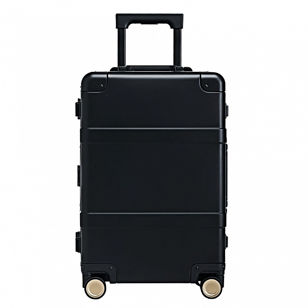 Чемодан Metal Luggage, черный с логотипом в Москве заказать по выгодной цене в кибермаркете AvroraStore