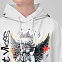 Худи с капюшоном  ALEX , белый, размер XXL с логотипом в Москве заказать по выгодной цене в кибермаркете AvroraStore