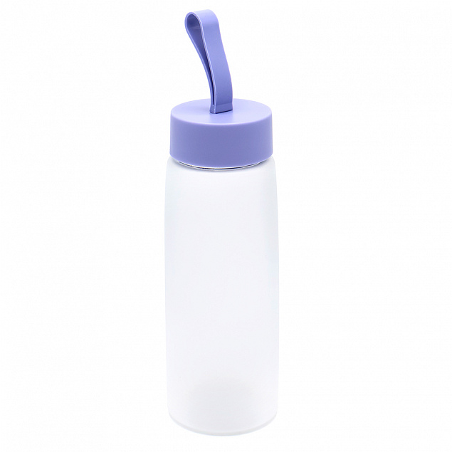 Бутылка для воды Flappy, фиолетовый с логотипом в Москве заказать по выгодной цене в кибермаркете AvroraStore