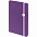 Блокнот Shall Round, фиолетовый с логотипом в Москве заказать по выгодной цене в кибермаркете AvroraStore
