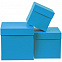 Коробка Cube S, голубая с логотипом в Москве заказать по выгодной цене в кибермаркете AvroraStore