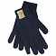 Перчатки Classic Foundation Label, синие с логотипом в Москве заказать по выгодной цене в кибермаркете AvroraStore