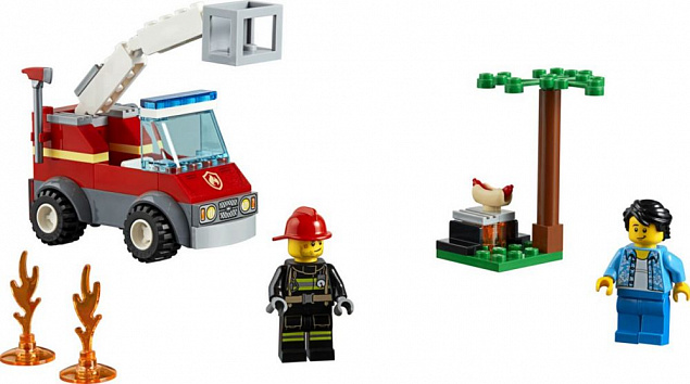 Конструктор «LEGO City. Пожар на пикнике» с логотипом в Москве заказать по выгодной цене в кибермаркете AvroraStore