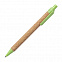 Ручка шариковая YARDEN, зеленый, натуральная пробка, пшеничная солома, ABS пластик, 13,7 см с логотипом в Москве заказать по выгодной цене в кибермаркете AvroraStore