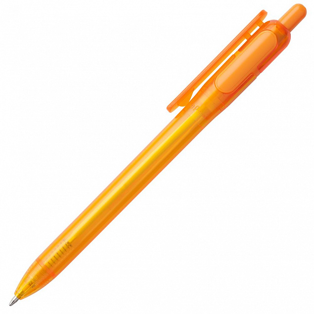 Ручка шариковая Bolide Transparent, оранжевая с логотипом в Москве заказать по выгодной цене в кибермаркете AvroraStore