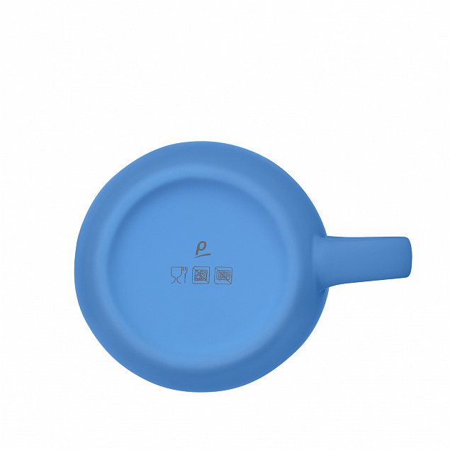 Керамическая кружка Viana, синяя с логотипом в Москве заказать по выгодной цене в кибермаркете AvroraStore