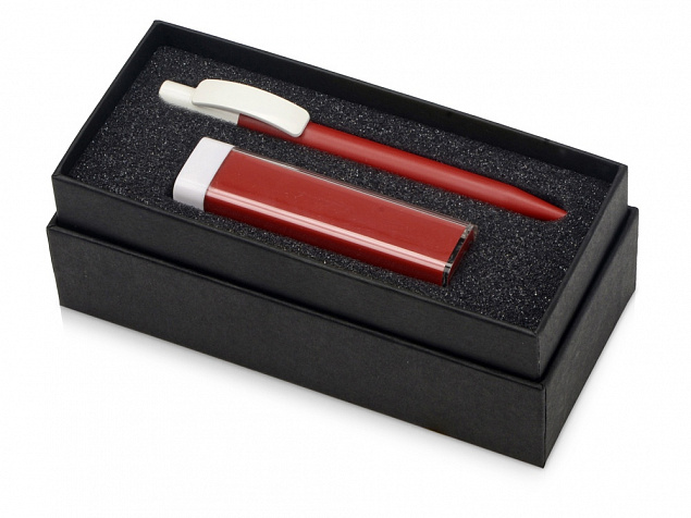 Подарочный набор White top с ручкой и зарядным устройством с логотипом в Москве заказать по выгодной цене в кибермаркете AvroraStore