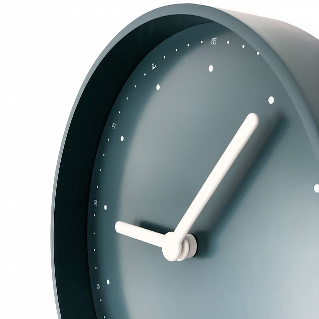Часы настенные Waldo, темно-синие с логотипом в Москве заказать по выгодной цене в кибермаркете AvroraStore
