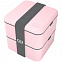 Ланчбокс MB Square, розовый с логотипом в Москве заказать по выгодной цене в кибермаркете AvroraStore