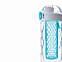Герметичная бутылка для воды с контейнером для фруктов Honeycomb, бирюзовый с логотипом в Москве заказать по выгодной цене в кибермаркете AvroraStore