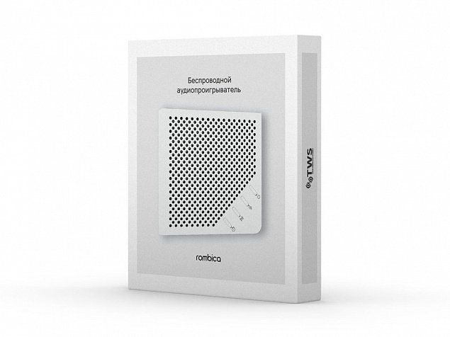 Портативная акустика Rombica mysound Note White с логотипом в Москве заказать по выгодной цене в кибермаркете AvroraStore