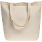 Холщовая сумка Shopaholic, неокрашеная с логотипом  заказать по выгодной цене в кибермаркете AvroraStore