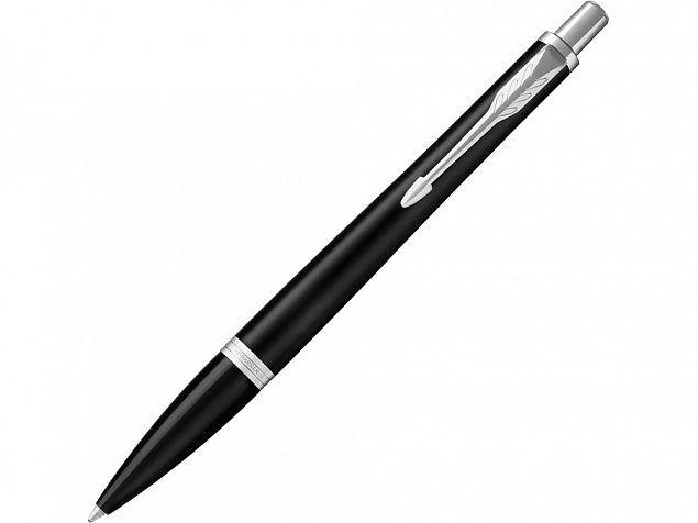 Ручка Parker шариковая «Urban Muted Black Chrome CT» с логотипом в Москве заказать по выгодной цене в кибермаркете AvroraStore