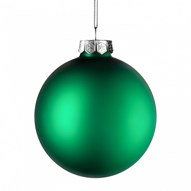 Елочный шар Finery Matt, 10 см, матовый зеленый с логотипом в Москве заказать по выгодной цене в кибермаркете AvroraStore