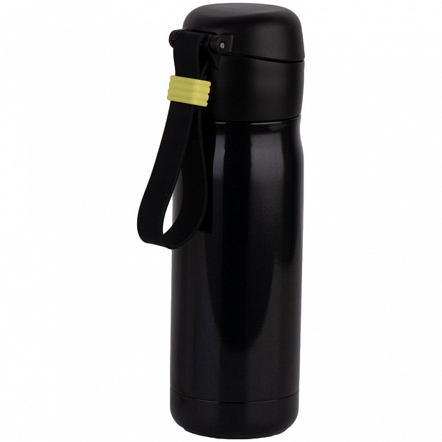 Термобутылка One Touch, черная с логотипом в Москве заказать по выгодной цене в кибермаркете AvroraStore