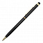 Шариковая ручка Touch Tip из золотого алюминия, черная с логотипом в Москве заказать по выгодной цене в кибермаркете AvroraStore
