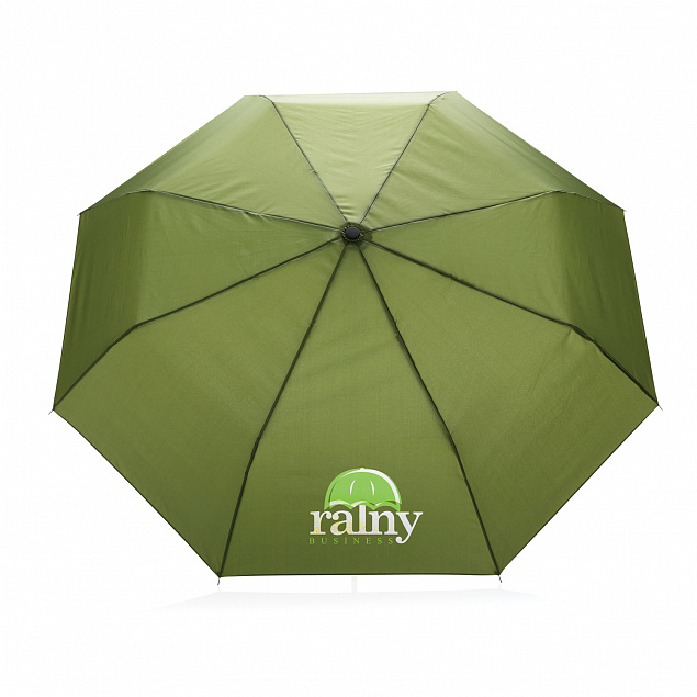 Компактный зонт Impact из RPET AWARE™, 20.5" с логотипом в Москве заказать по выгодной цене в кибермаркете AvroraStore