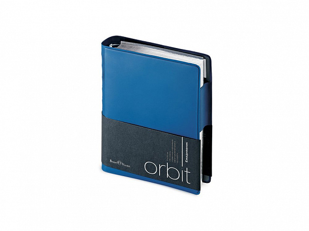 Ежедневник полудатированный А6 «Orbit» с логотипом в Москве заказать по выгодной цене в кибермаркете AvroraStore