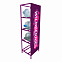 Стеллаж под 4 бутылки воды с рекламным полем, фиолетовый с логотипом в Москве заказать по выгодной цене в кибермаркете AvroraStore