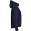 Куртка женская Hooded Softshell темно-синяя с логотипом в Москве заказать по выгодной цене в кибермаркете AvroraStore