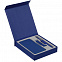 Коробка Rapture для аккумулятора 10000 мАч, флешки и ручки, синяя с логотипом в Москве заказать по выгодной цене в кибермаркете AvroraStore