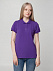 Рубашка поло женская Virma Lady, фиолетовая с логотипом в Москве заказать по выгодной цене в кибермаркете AvroraStore