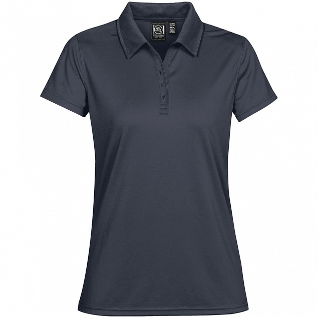 Рубашка поло женская Eclipse H2X-Dry, темно-синяя с логотипом в Москве заказать по выгодной цене в кибермаркете AvroraStore
