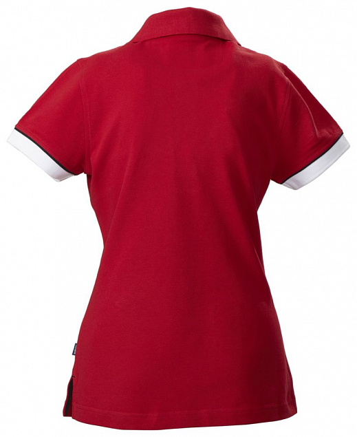 Рубашка поло женская ANTREVILLE, красная с логотипом в Москве заказать по выгодной цене в кибермаркете AvroraStore