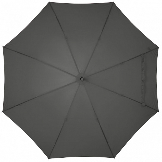 Зонт-трость LockWood ver.2, серый с логотипом  заказать по выгодной цене в кибермаркете AvroraStore
