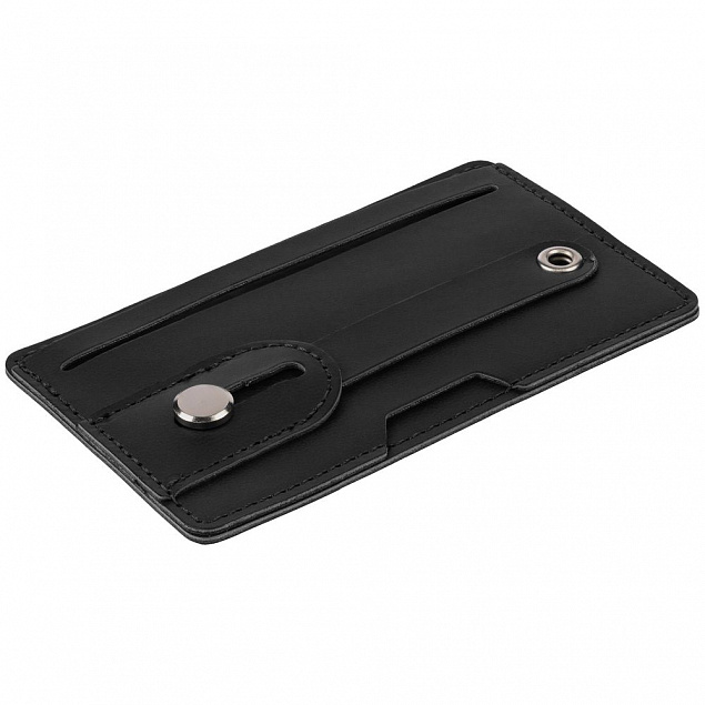 Чехол для карт на телефон Frank с RFID-защитой, черный с логотипом в Москве заказать по выгодной цене в кибермаркете AvroraStore