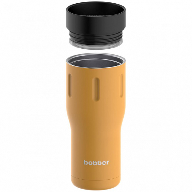 Термостакан Tumbler 470, вакуумный, оранжевый с логотипом  заказать по выгодной цене в кибермаркете AvroraStore