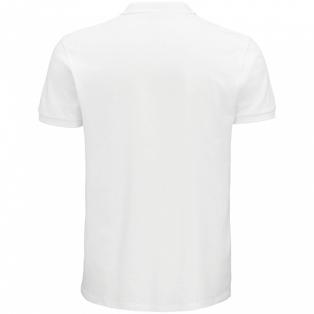 Рубашка поло мужская Planet Men, белая с логотипом в Москве заказать по выгодной цене в кибермаркете AvroraStore