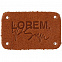 Лейбл кожаный Beta, S, горчичный с логотипом в Москве заказать по выгодной цене в кибермаркете AvroraStore