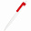 Ручка пластиковая Blancore, красная с логотипом в Москве заказать по выгодной цене в кибермаркете AvroraStore