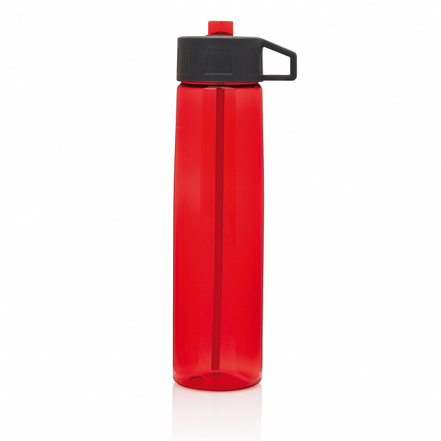 Бутылка для воды Tritan с трубочкой, 750 мл с логотипом в Москве заказать по выгодной цене в кибермаркете AvroraStore
