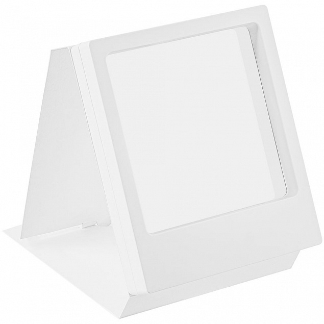 Рамка Transparent с шубером, белый с логотипом в Москве заказать по выгодной цене в кибермаркете AvroraStore